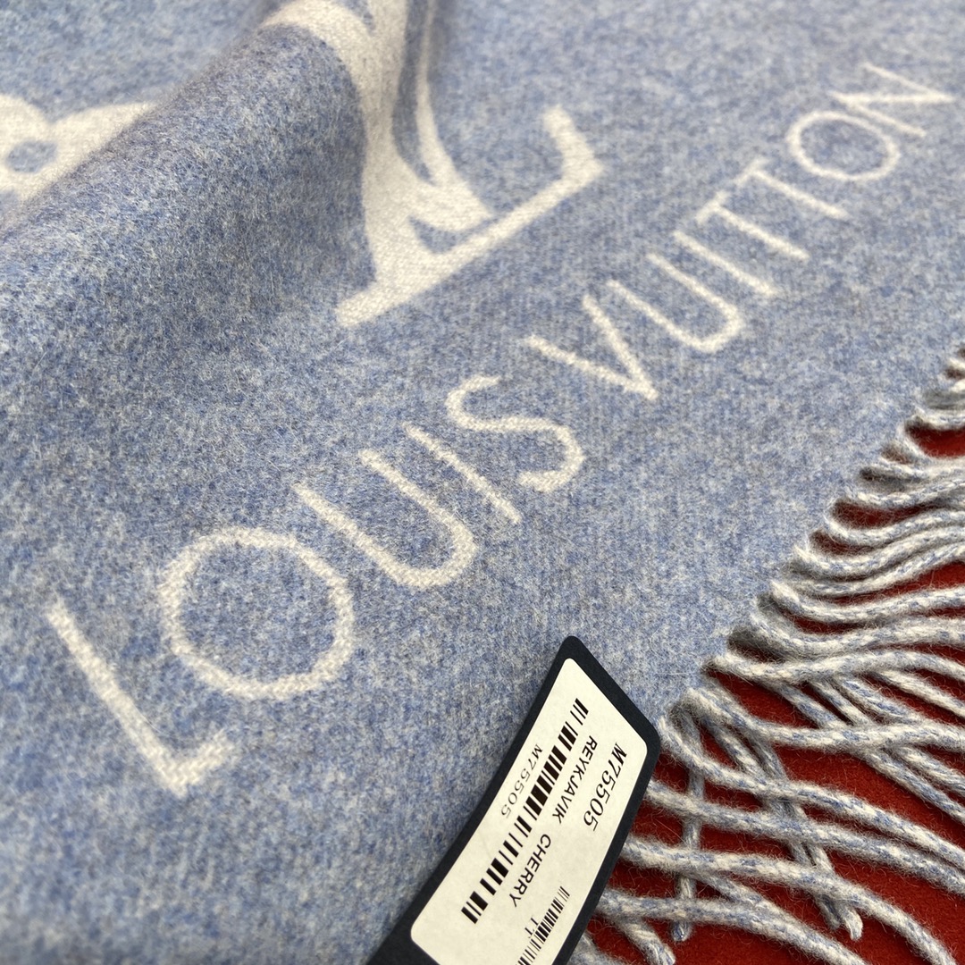 KHĂN Louis Vuitton Double-sided cashmere Scarf