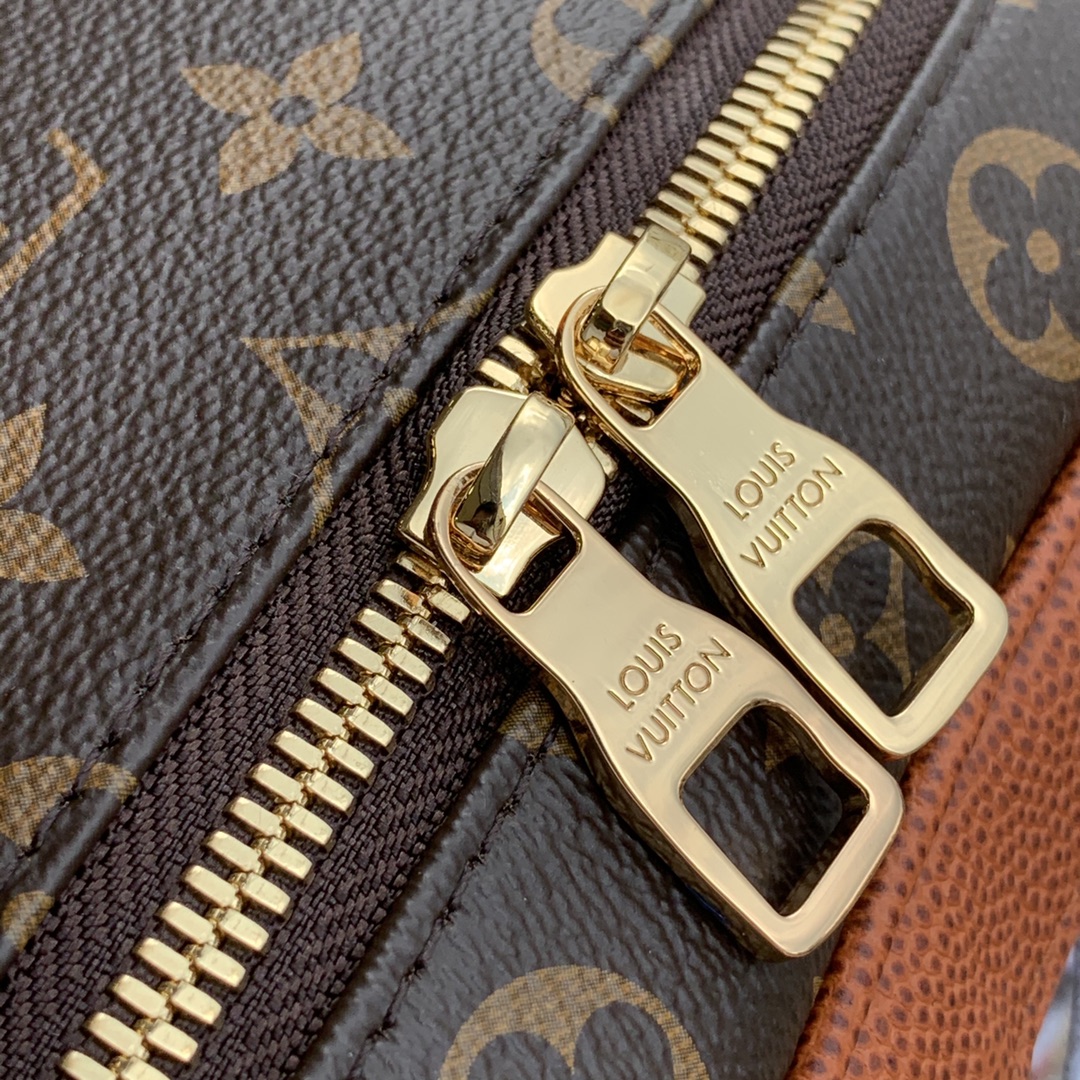 BALO LOUIS VUITTON LVxNBA SEASON 2 MONOGRAM Leather Backpack-Brown