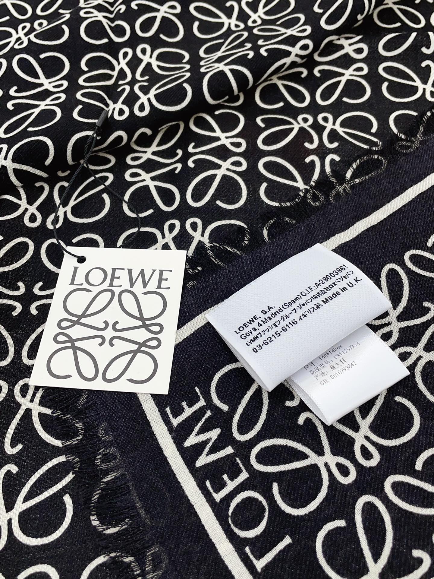 KHĂN LOEWE cashmere scarf