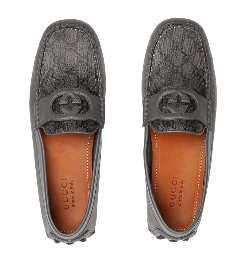 GIÀY GUCCI  Leather Driver Loafers