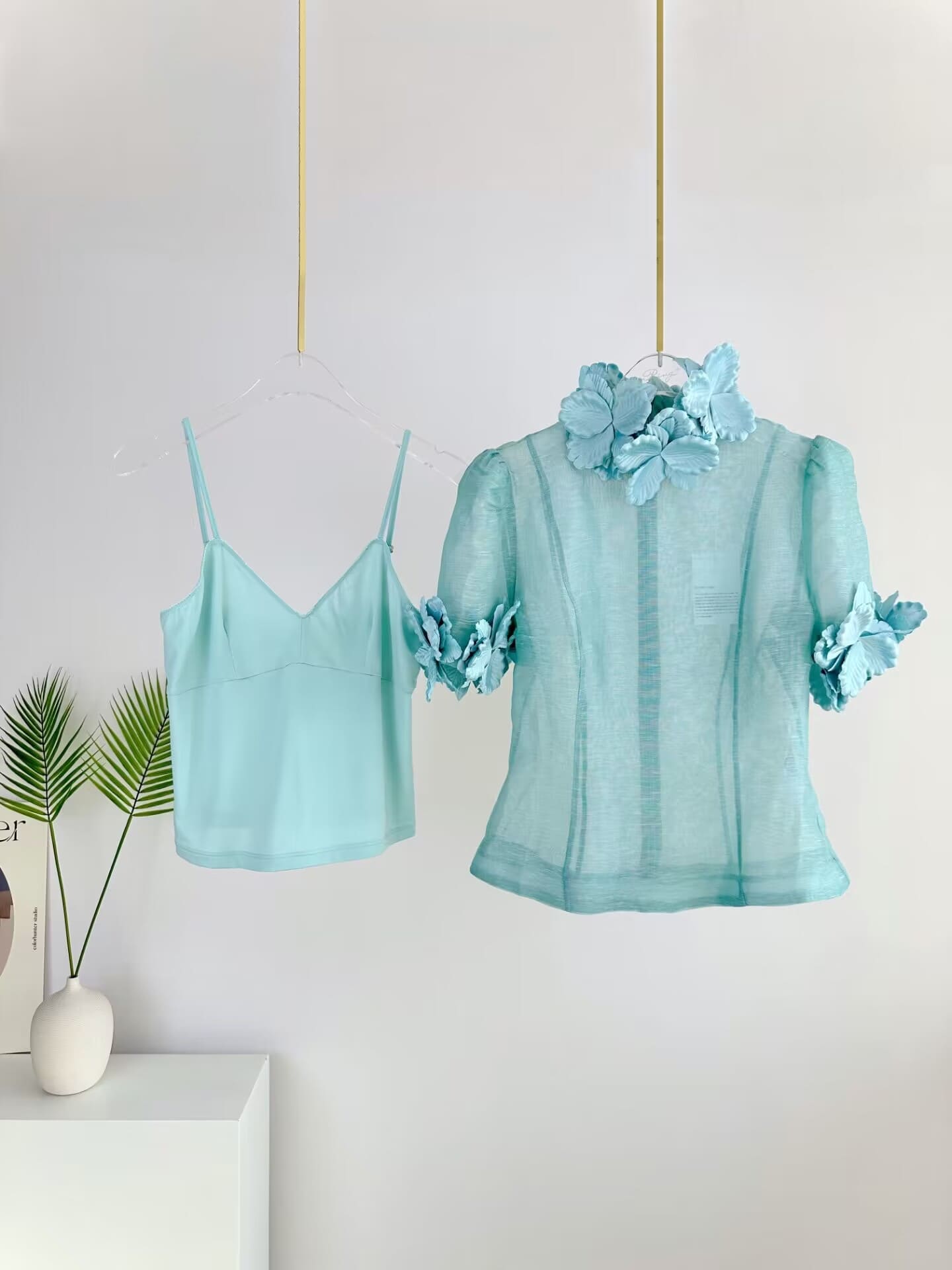 ÁO ZIMMERMANN Flower Green High Classy