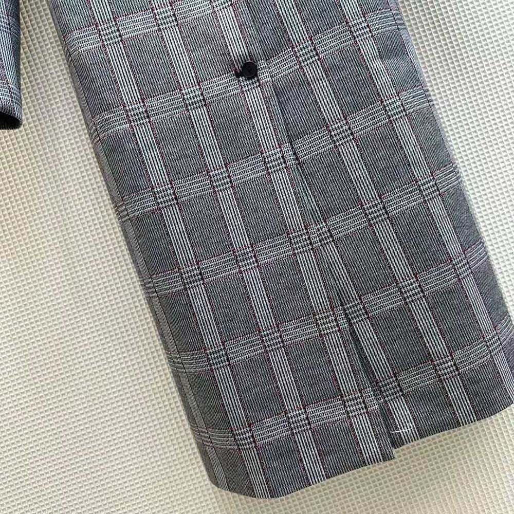 ÁO Prada Women Single-breasted Prince of Wales Mouliné Coat