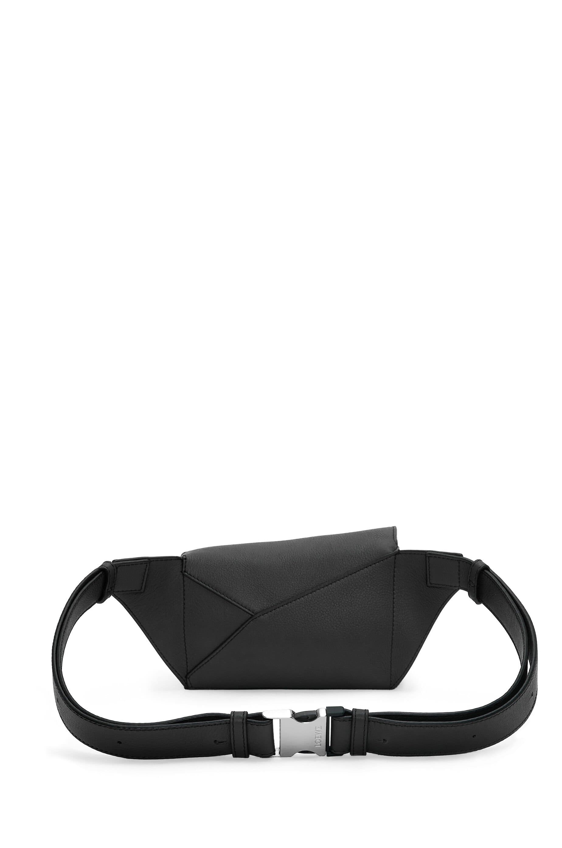 Túi LOEWE Mini Puzzle Bumbag in classic calfskin black unisex