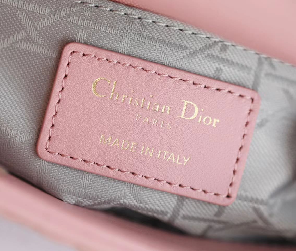 TÚI CHRISTIAN DIOR Women Micro Lady Dior Bag Pink Cannage Lambskin