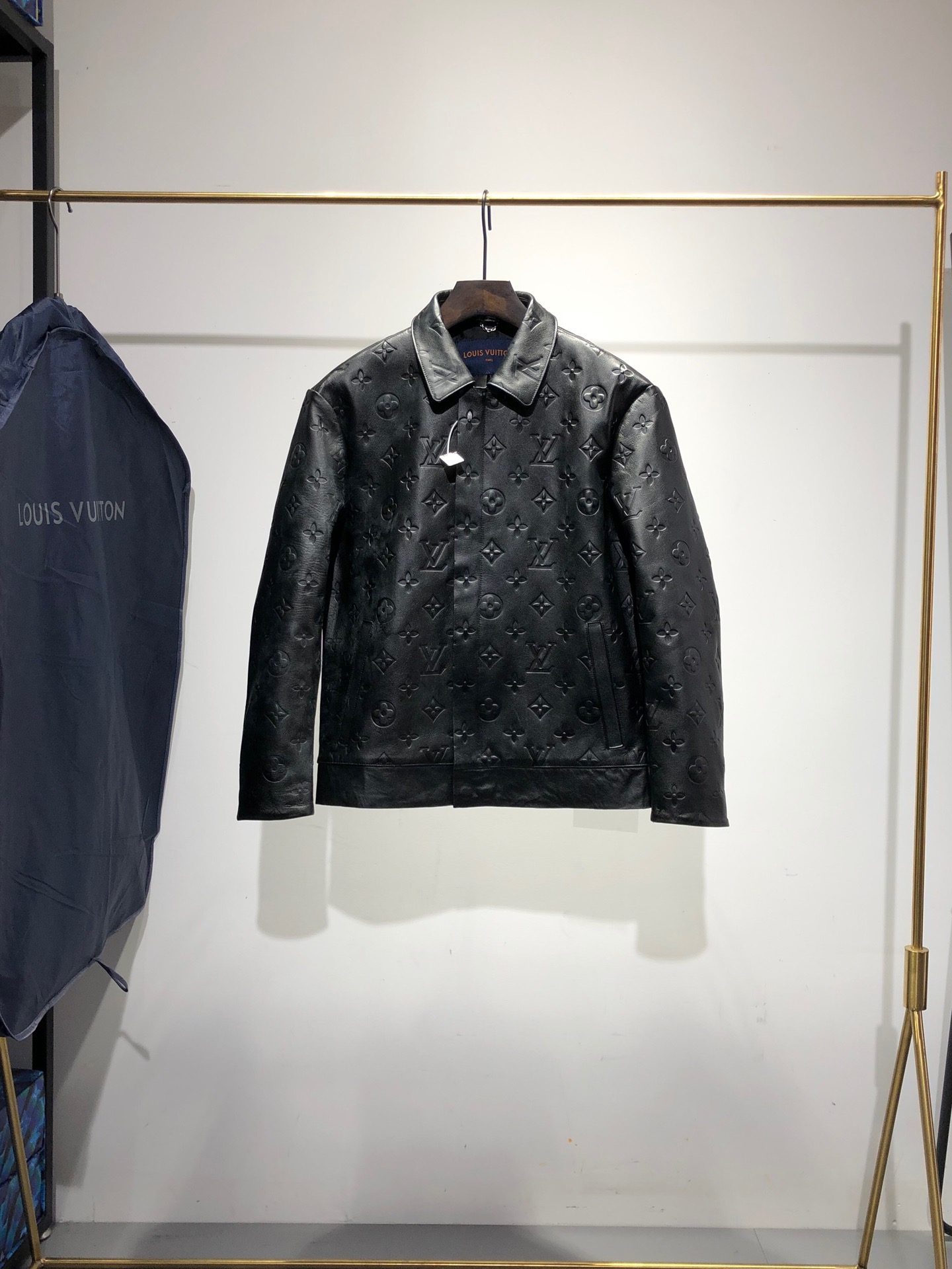 ÁO LOUIS VUITTON LEATHER JACKET