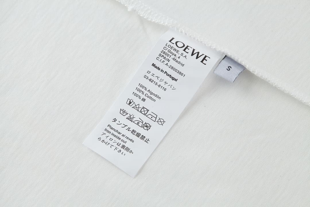 ÁO LOEWE T SHIRT MÀU TRẮNG UNISEX
