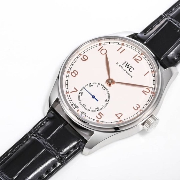 Đồng hồ IWC Stainless Steel Portugieser Automatic mặt số màu trắng