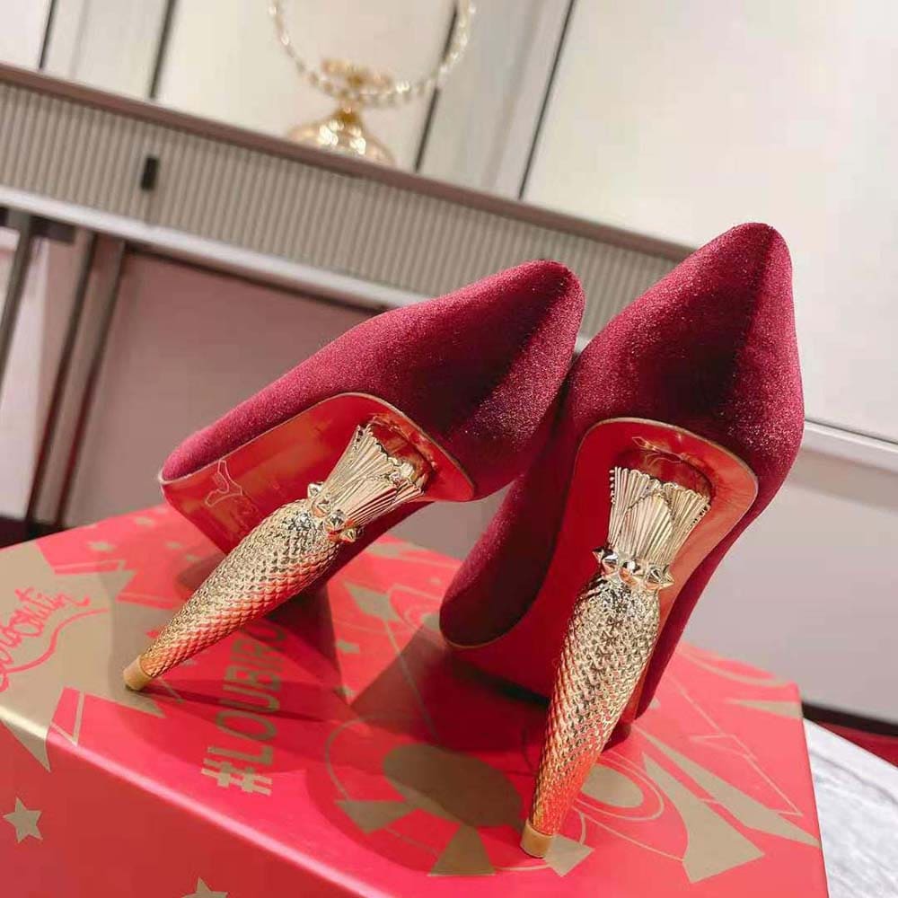 GIÀY Christian Louboutin Women Lipchick Pump 100 mm Heel Height-Red