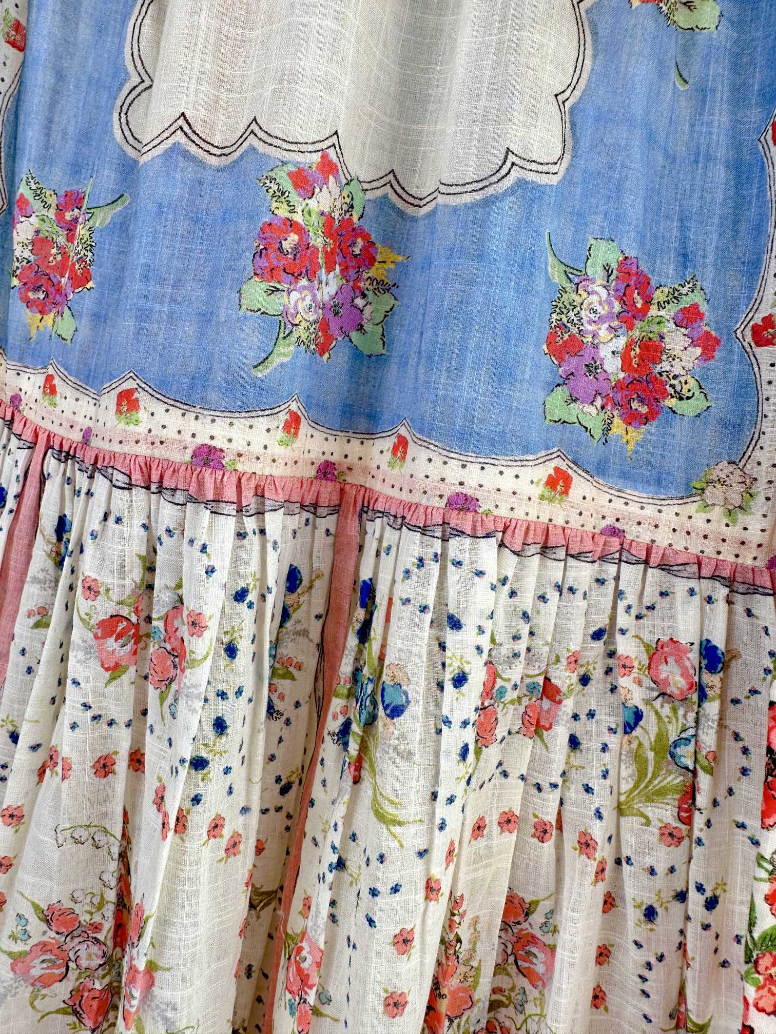 VÁY ZIMMERMANN Flower Long Vintage Dress