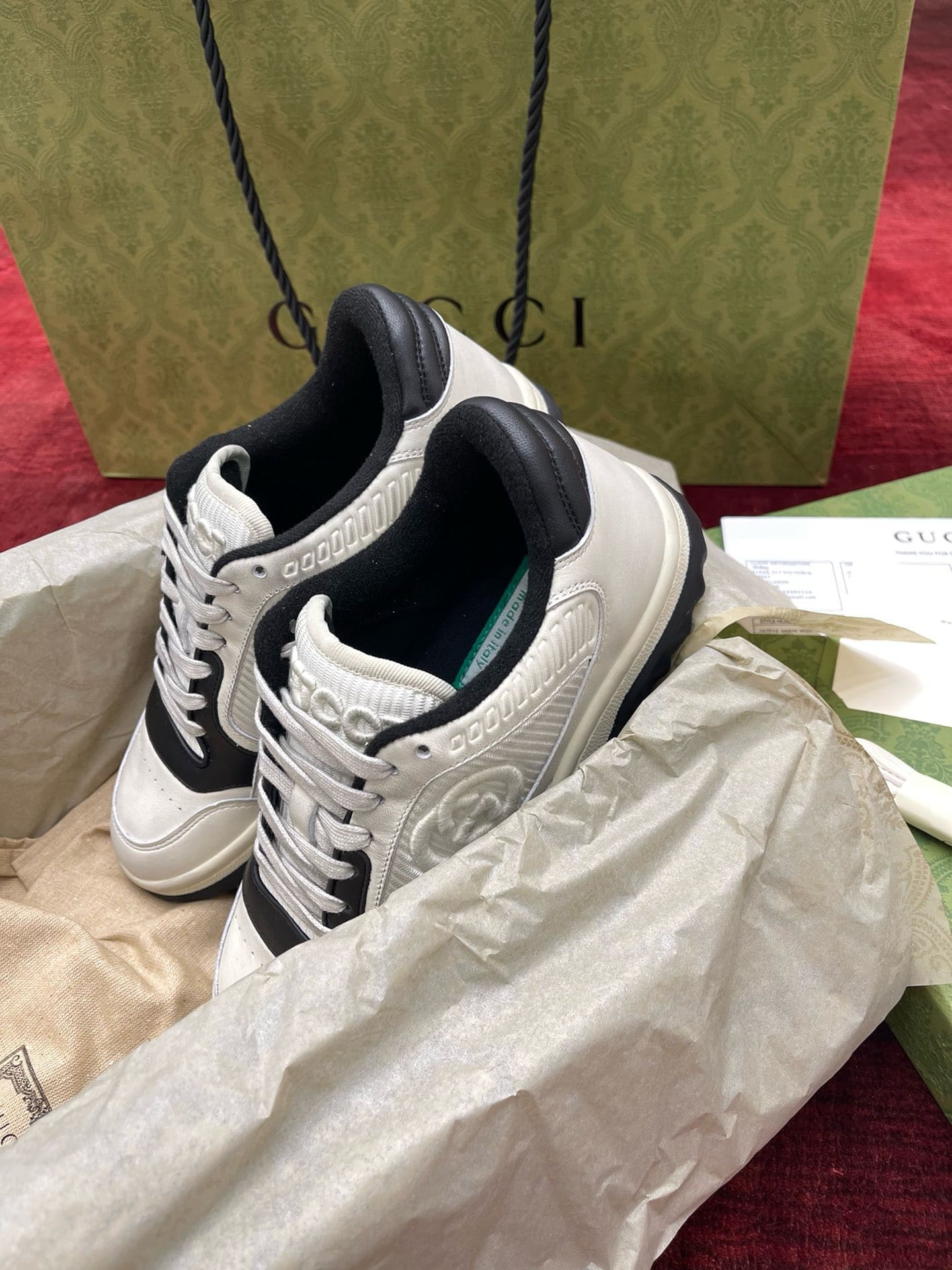 GIÀY GUCCI MAC80 SNEAKER UNISEX HIGH TOP QUALITY SHOES AAA