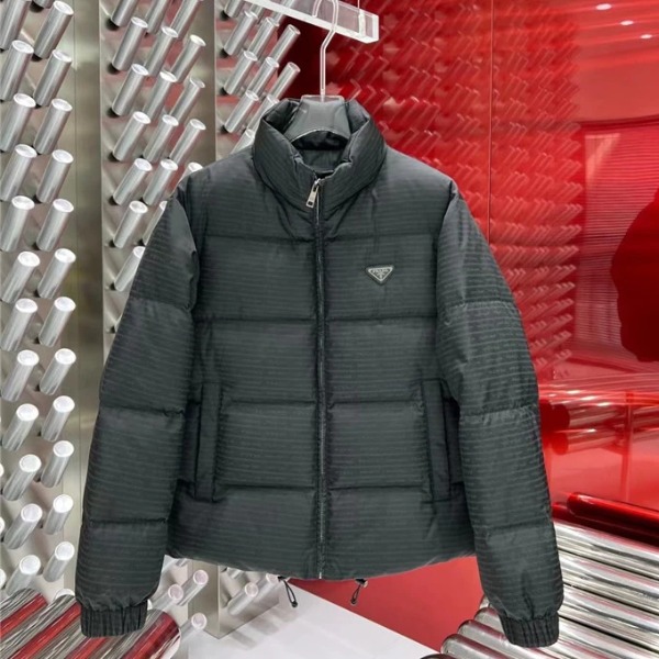ÁO PRADA TRIANGLE LOGO DOWN JACKET
