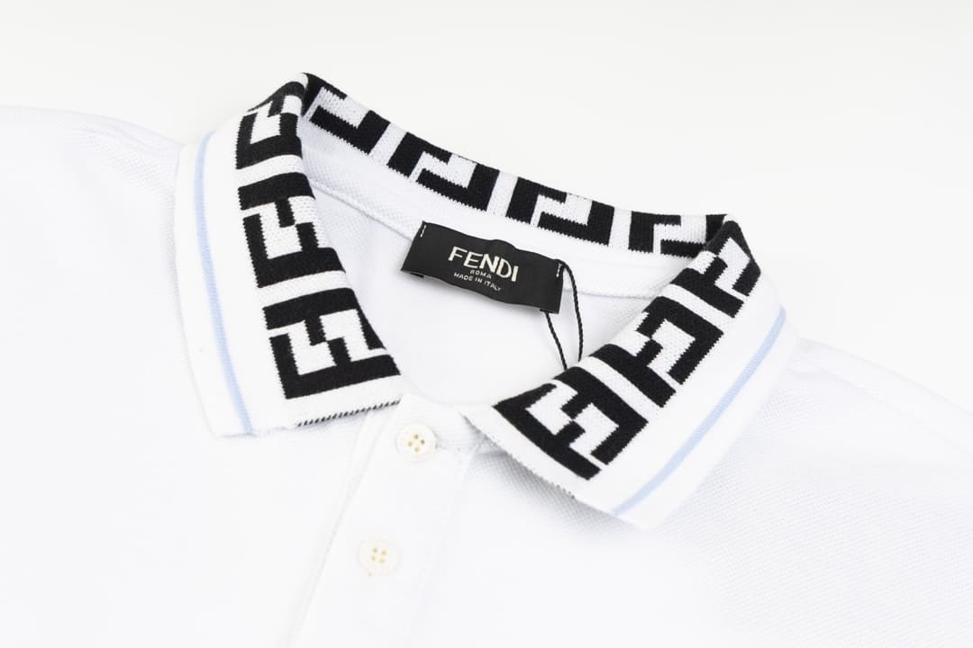 ÁO FENDI POLO SHIRT MÀU TRẮNG UNISEX