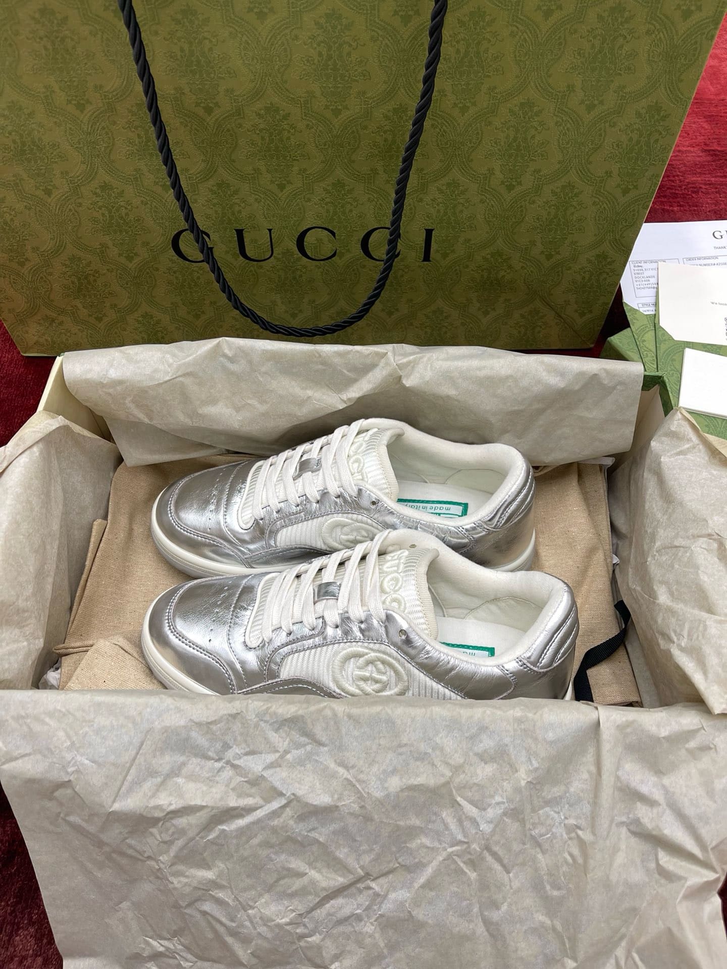 GIÀY GUCCI MAC80 SNEAKER UNISEX HIGH TOP QUALITY SHOES AAA