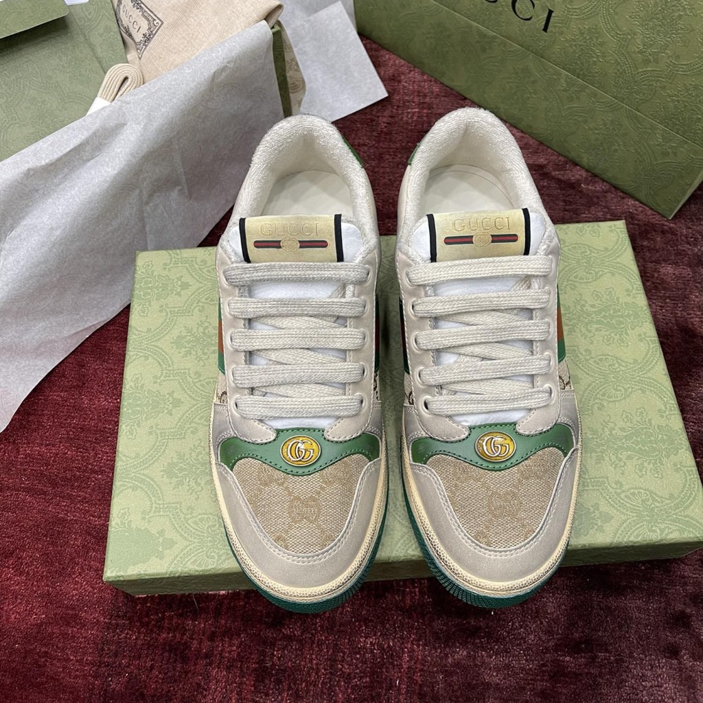 GIÀY GUCCI SCREENER UNISEX HIGH TOP QUALITY SHOES AAA