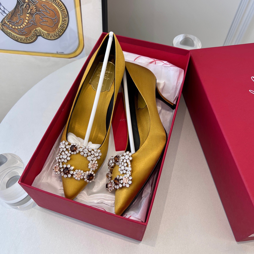 GIÀY ROGER VIVIER Bling Bling heel shoes 5cm