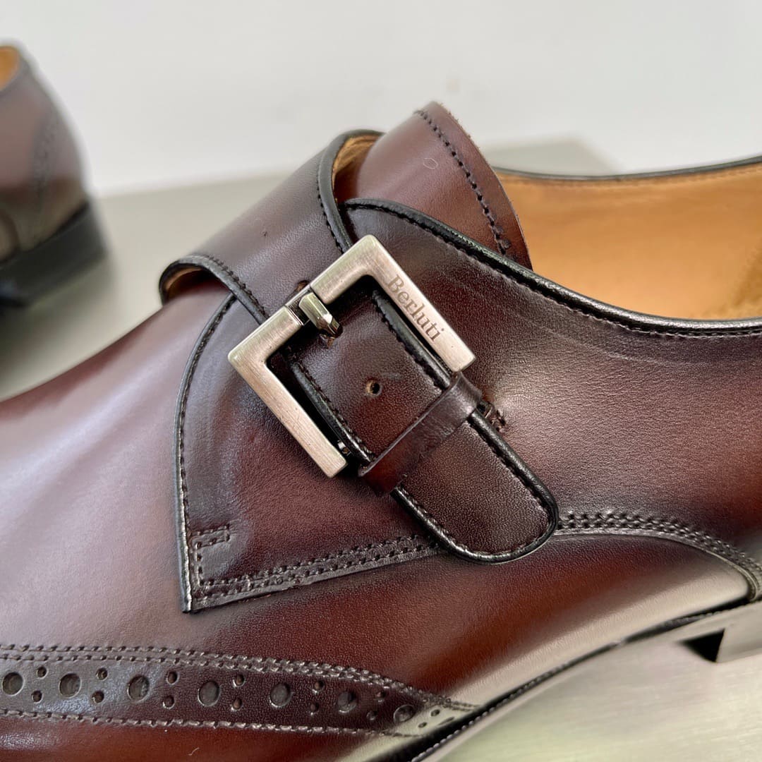 GIÀY BERLUTI MONK STRAP TOP QUALITY SHOES AAA