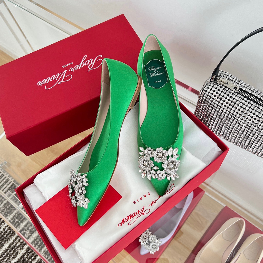 GIÀY ROGER VIVIER Bling Bling ballet flats shoes