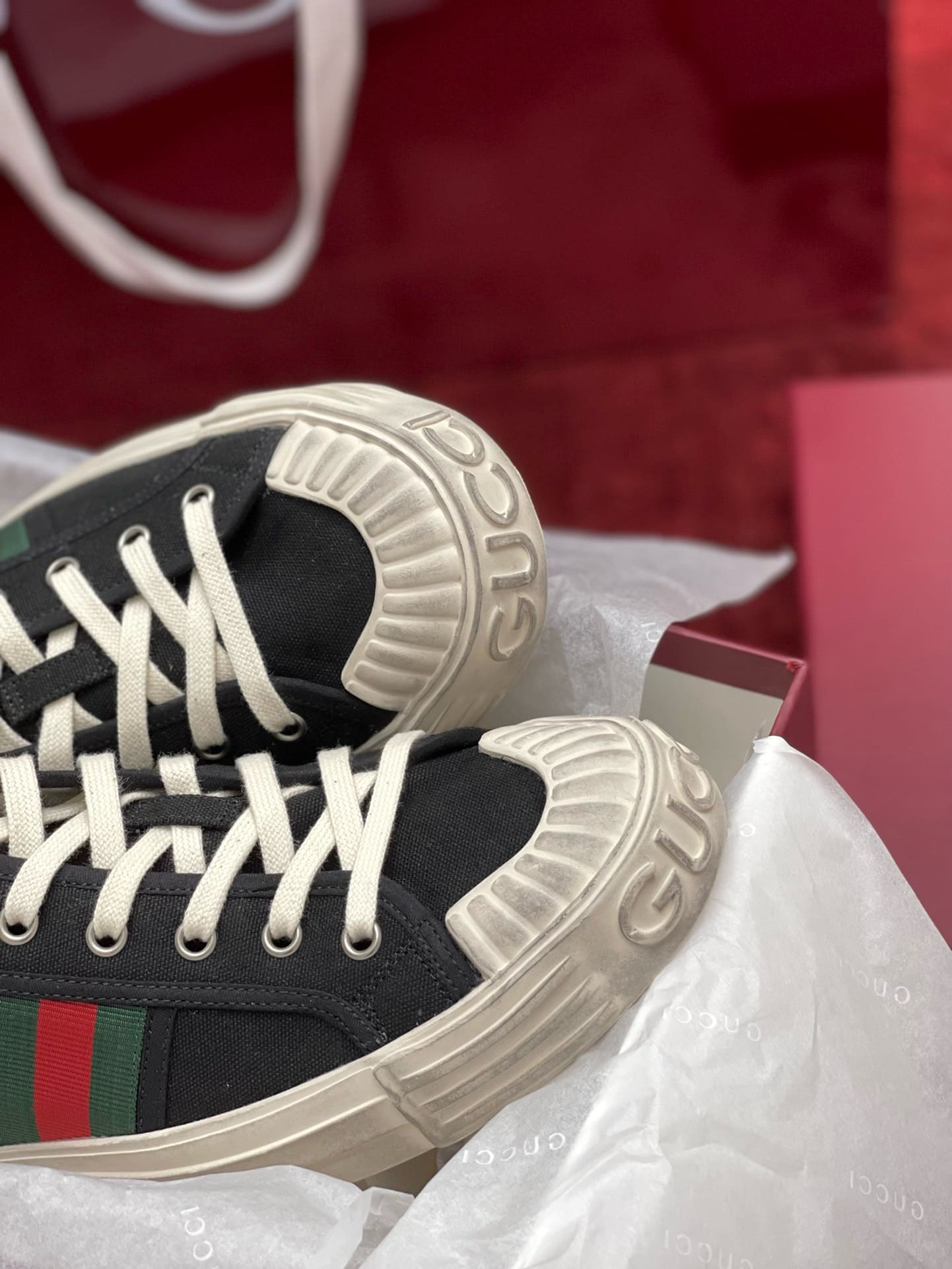 GIÀY GUCCI GG SNEAKER UNISEX HIGH TOP QUALITY SHOES AAA