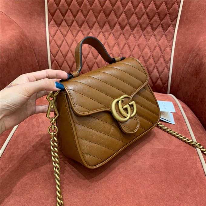 TÚI Gucci GG marmont mini top handle bag Top Quality