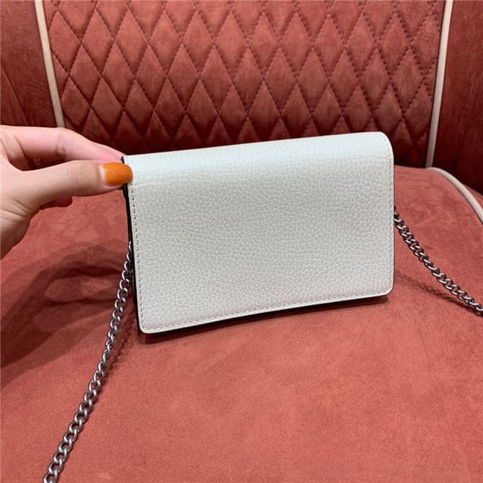 TÚI Gucci Dionysus super mini leather bag white Top Quality