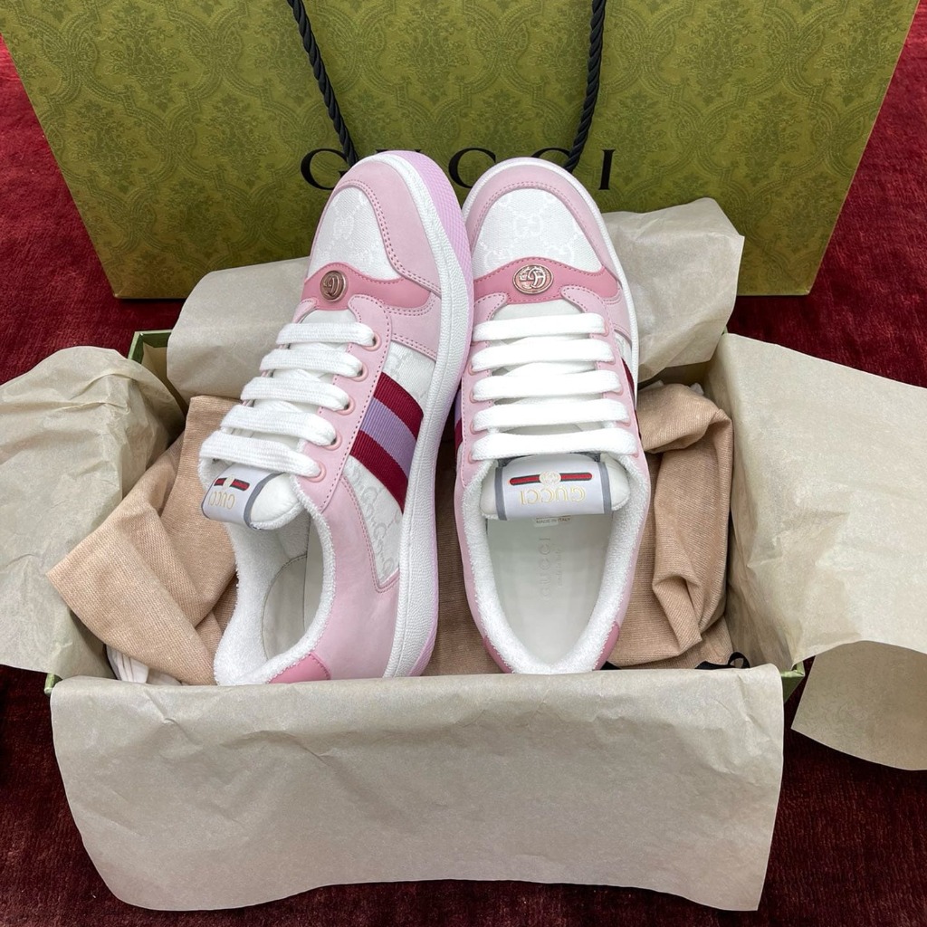 GIÀY GUCCI SCREENER UNISEX HIGH TOP QUALITY SHOES AAA