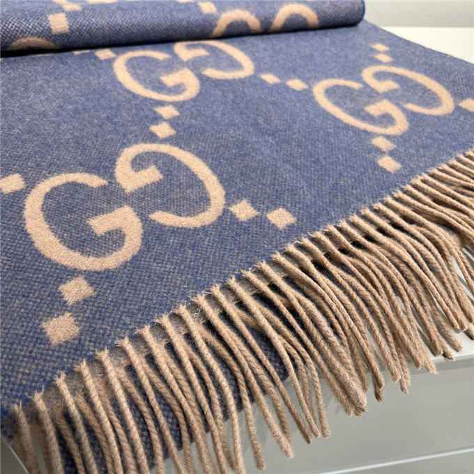 KHĂN Gucci GG Cashmere scarf