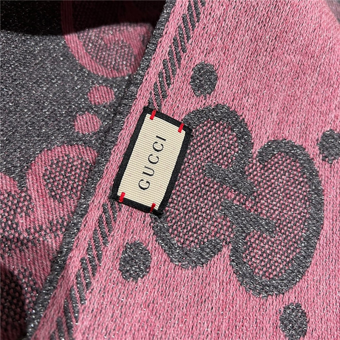 KHĂN Gucci GG Pink scarf