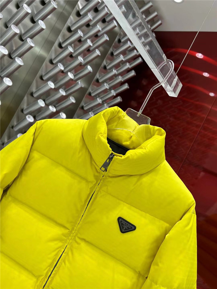 ÁO PRADA TRIANGLE LOGO DOWN JACKET