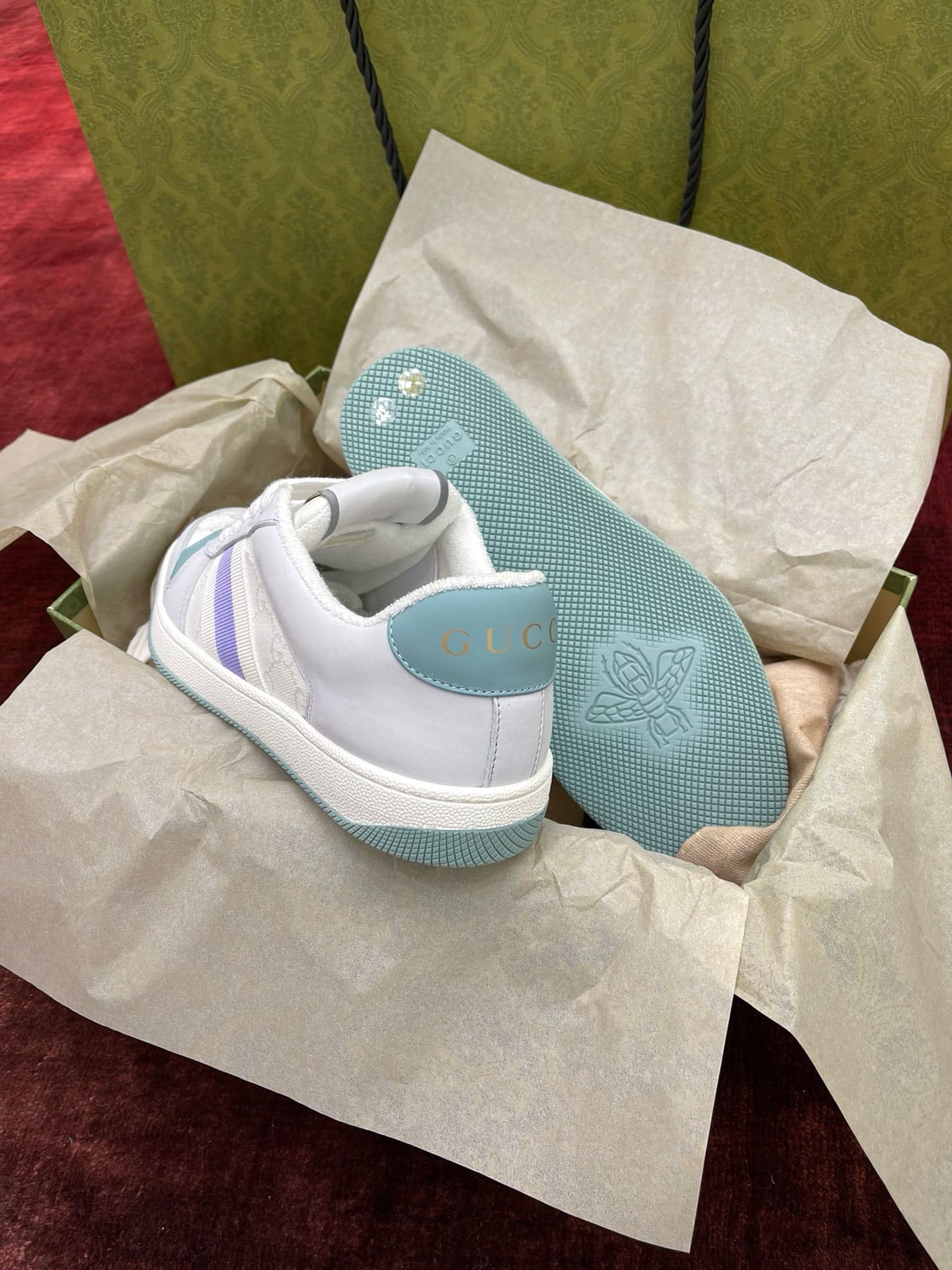 GIÀY GUCCI SCREENER UNISEX HIGH TOP QUALITY SHOES AAA