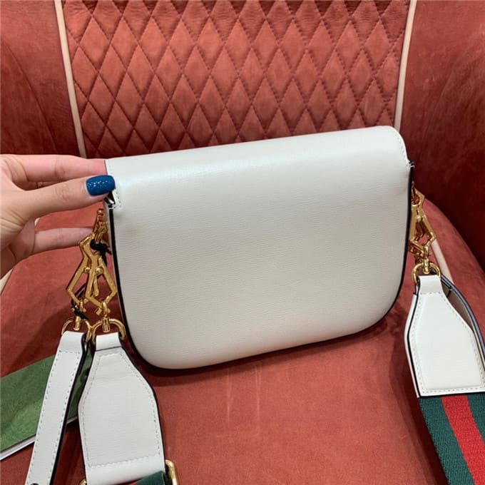 TÚI Gucci Horsebit 1955 bag white Top Quality