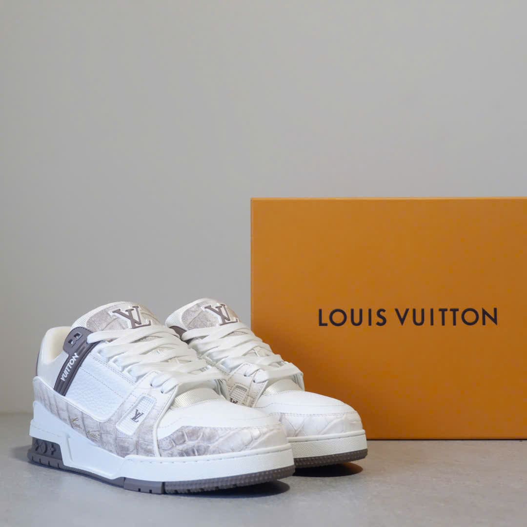 GIÀY LOUIS VUITTON TRAINER HIMALAYA CROCODILE HIGH TOP QUALITY SHOES AAA(LIÊN HỆ ĐỂ ĐƯỢC GIÁ TỐT NHẤT)