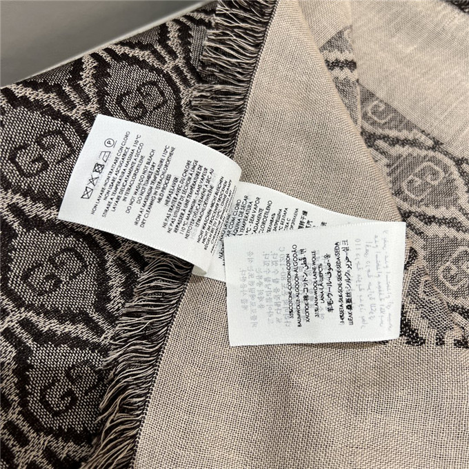 KHĂN Gucci GG Cashmere scarf