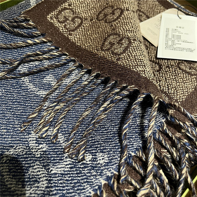 KHĂN Gucci GG Cashmere scarf