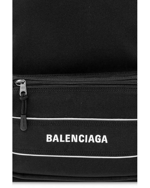BALO BALENCIAGA Black Gradient Logo Backpack