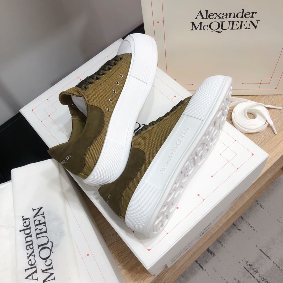 GIÀY ALEXANDER MCQUEEN SNEAKERS SHOES AAA UNISEX NAM VÀ NỮ DA BÊ HẢO HẠNG