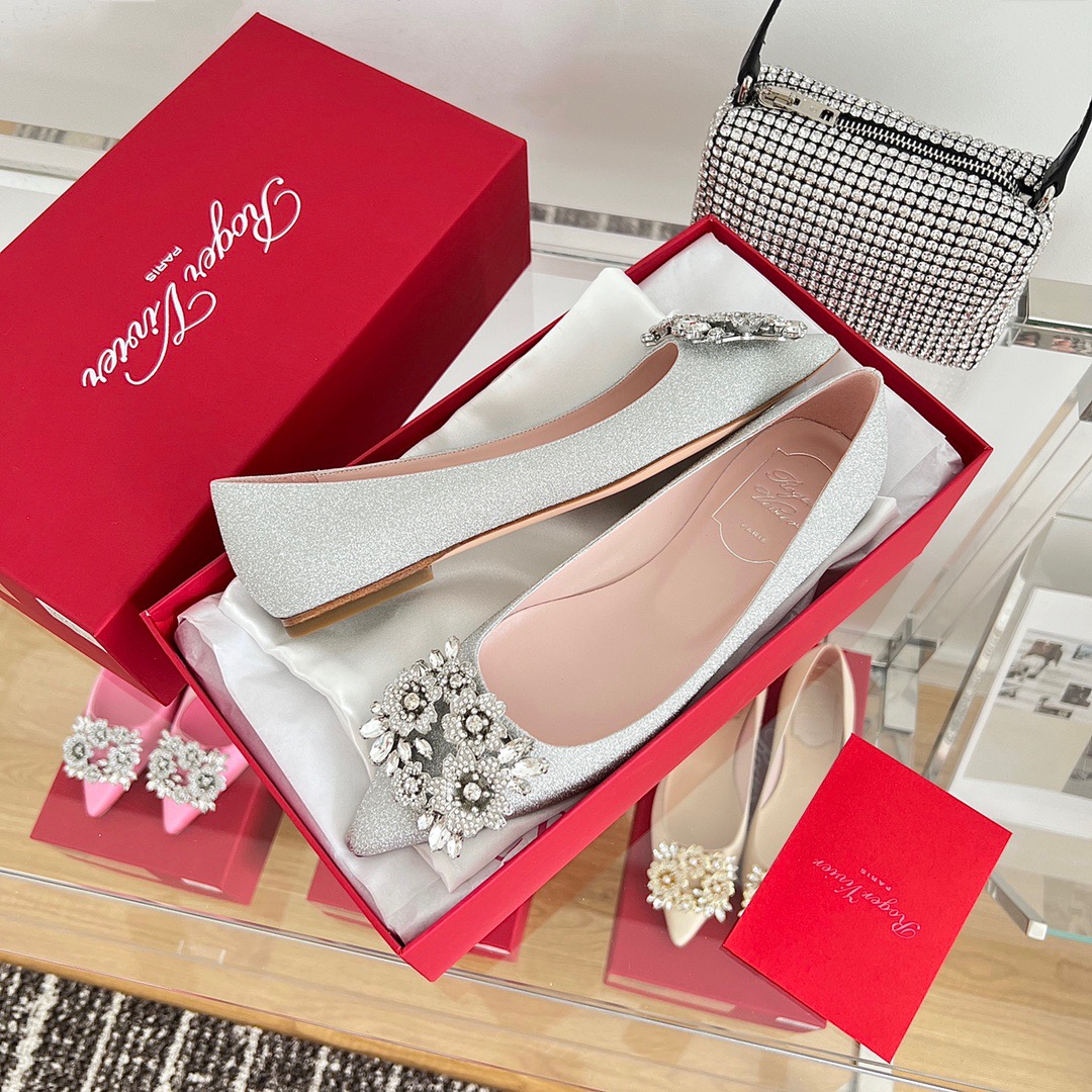 GIÀY ROGER VIVIER Bling Bling ballet flats shoes