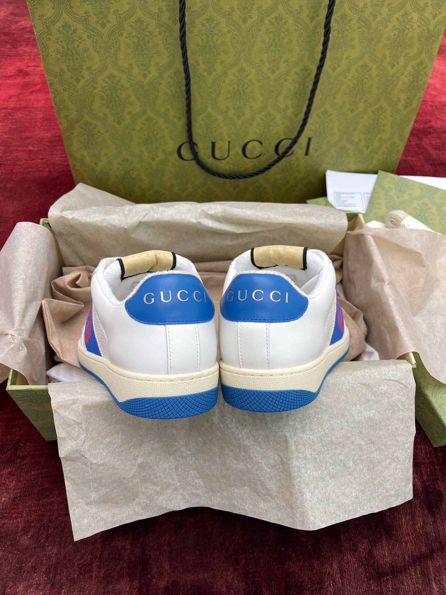 GIÀY GUCCI SCREENER UNISEX HIGH TOP QUALITY SHOES AAA