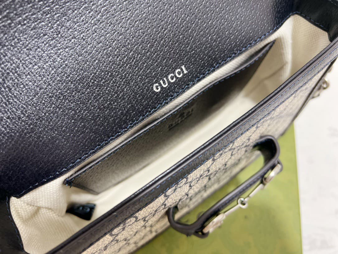 TÚI Gucci Horsebit 1955 bag blue Top Quality