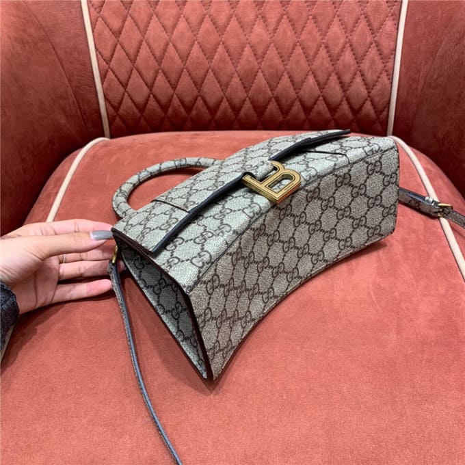 TÚI Gucci x Balenciaga the hacker project small hourglass bag Top Quality