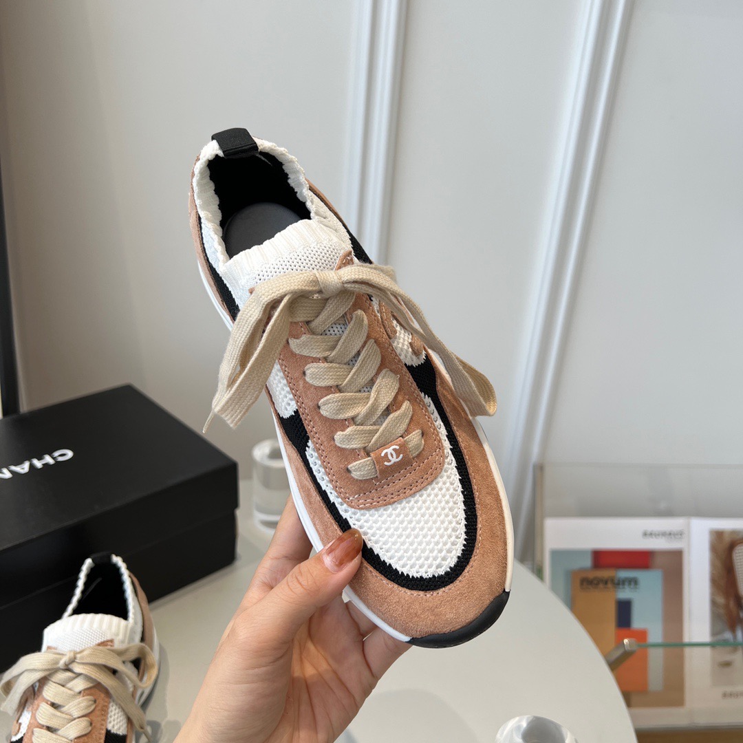 GIÀY CHANEL CC LOGO SNEAKERS shoes