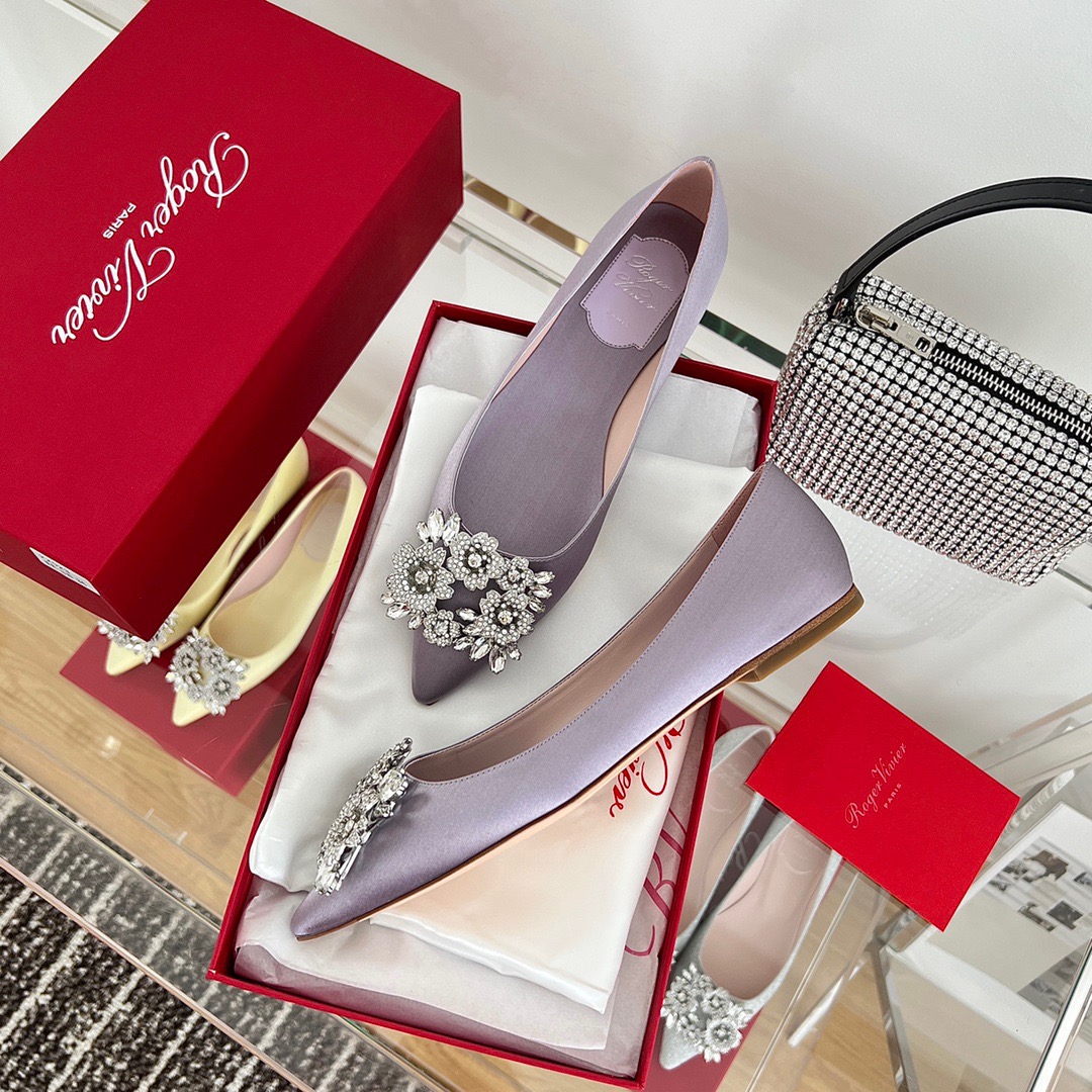 GIÀY ROGER VIVIER Bling Bling ballet flats shoes