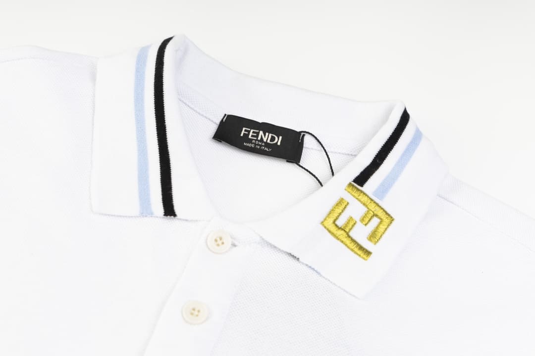 ÁO FENDI POLO SHIRT MÀU TRẮNG UNISEX