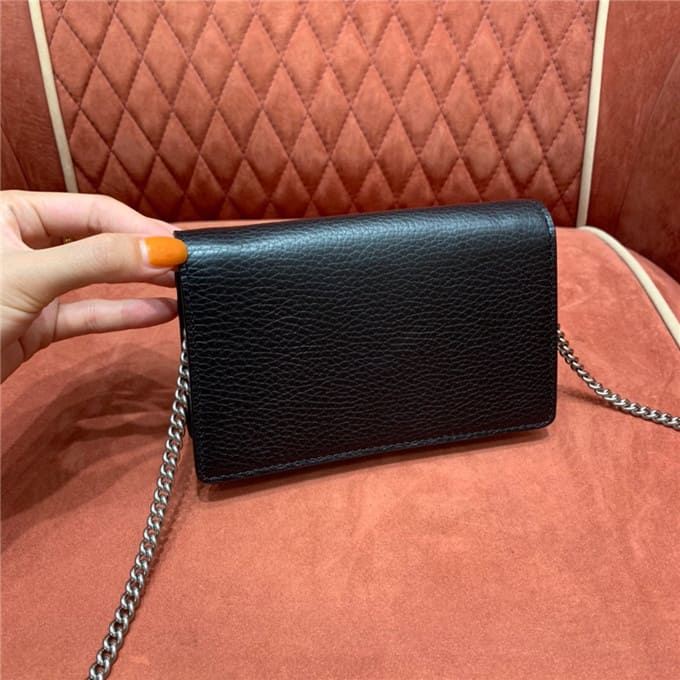 TÚI Gucci Dionysus super mini leather bag black Top Quality