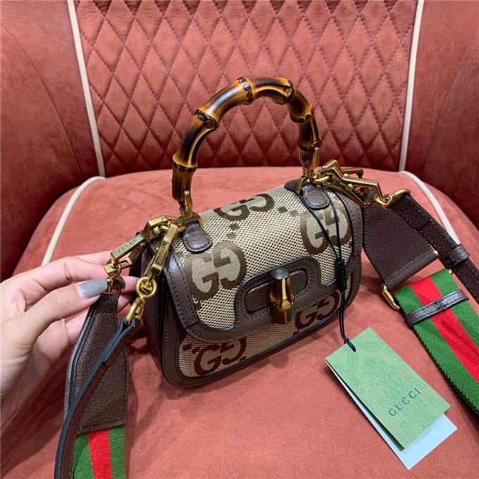 TÚI Gucci Bamboo 1947 jumbo gg mini bag Top Quality