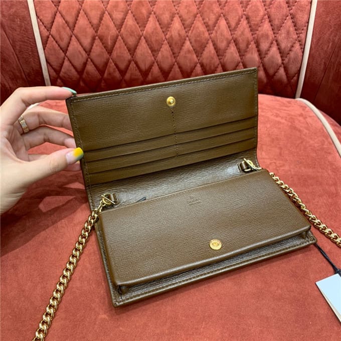 TÚI Gucci Horsebit 1955 wallet with chainTop Quality