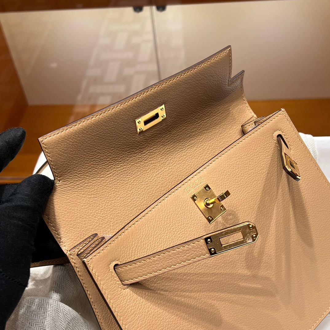 TÚI HERMES Kelly Danse Brown Handmade khâu tay 22CM(giá liên hệ)