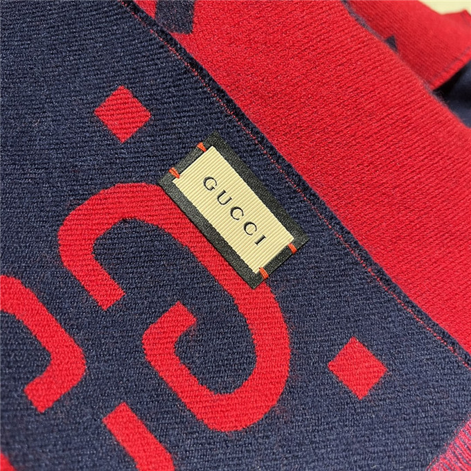 KHĂN Gucci GG Red scarf