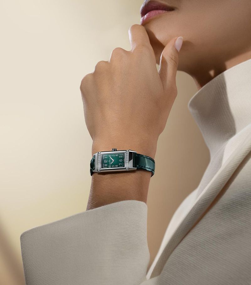 Đồng hồ JAEGER-LECOULTRE  Stainless Steel Reverso One Monoface  20mm mặt số màu trắng