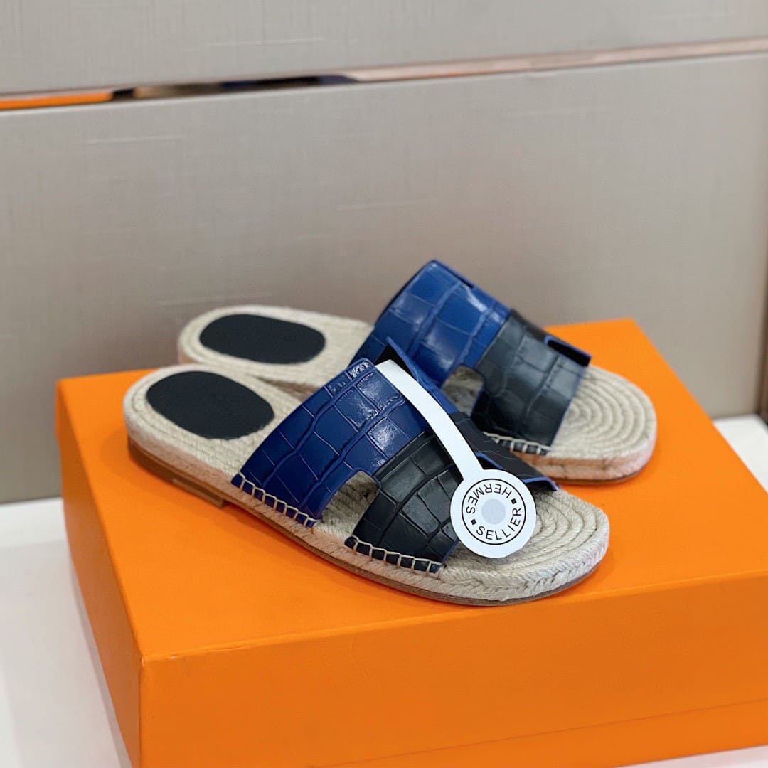 DÉP HERMES IZMIR ESPADRILLES H SANDAL AAA