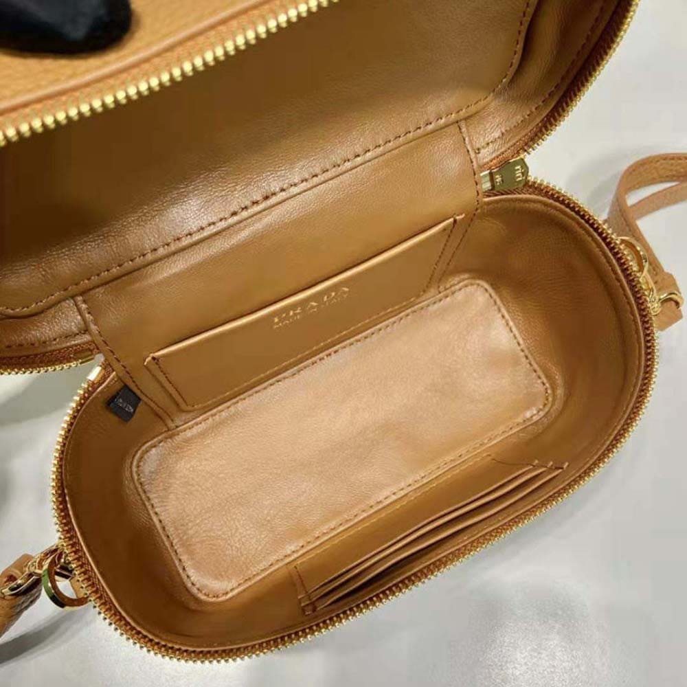 TÚI Prada Women Leather Mini-Bag-Brown